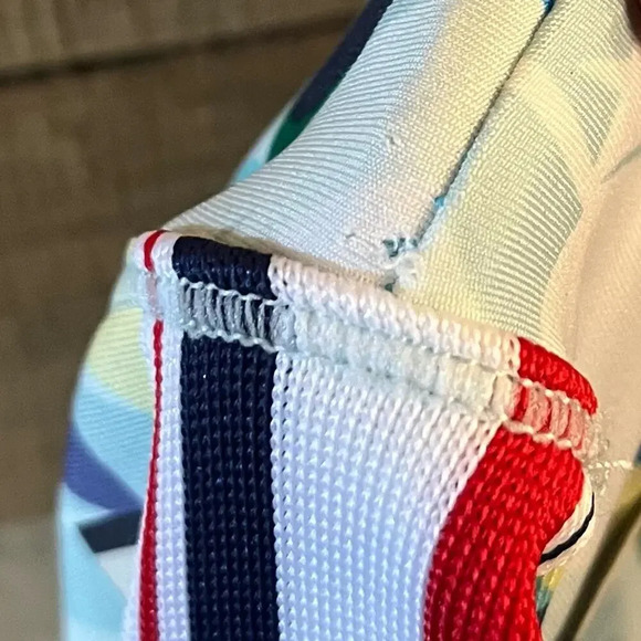 Tommy Hilfiger Sport Blue And White High Rise Leggings Size Medium - Picture 5 of 8